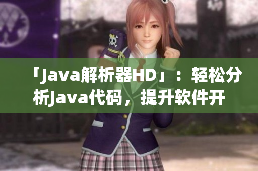 「Java解析器HD」：轻松分析Java代码，提升软件开发效率！