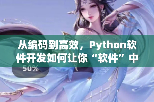 从编码到高效，Python软件开发如何让你“软件”中高C？
