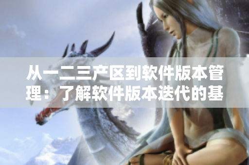 从一二三产区到软件版本管理：了解软件版本迭代的基本概念与区别