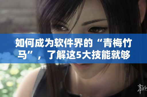 如何成为软件界的“青梅竹马”，了解这5大技能就够了！