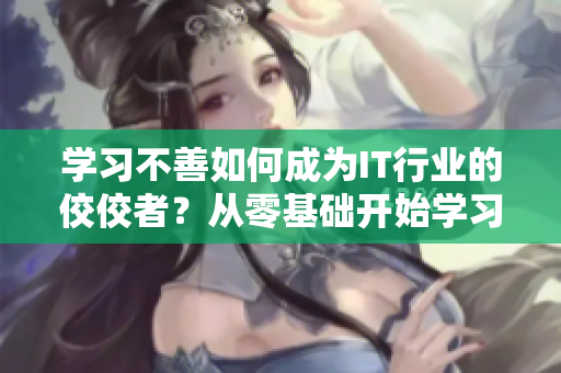 学习不善如何成为IT行业的佼佼者？从零基础开始学习软件编程技能