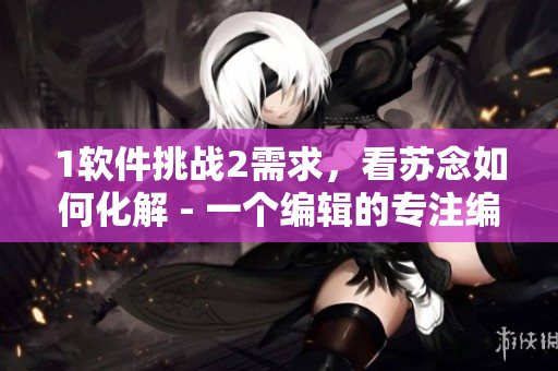 1软件挑战2需求，看苏念如何化解 - 一个编辑的专注编写之路