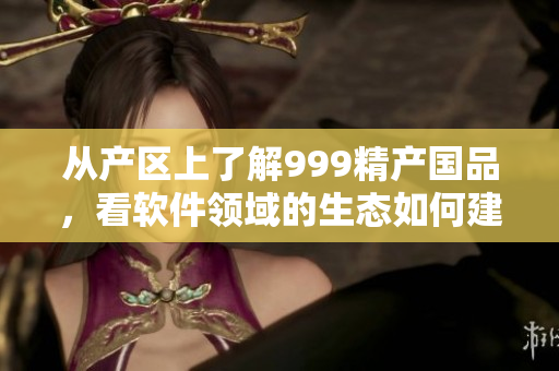 从产区上了解999精产国品，看软件领域的生态如何建设