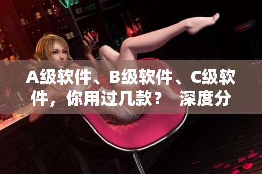 A级软件、B级软件、C级软件，你用过几款？  深度分析软件质量等级