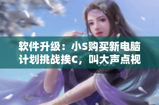 软件升级：小S购买新电脑计划挑战挨C，叫大声点视频创新思路达成目标