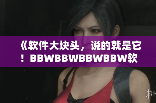 《软件大块头，说的就是它！BBWBBWBBWBBW软件全方位测评》