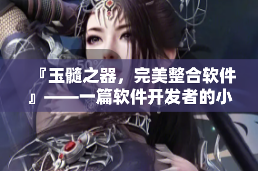 『玉髓之器，完美整合软件』——一篇软件开发者的小说