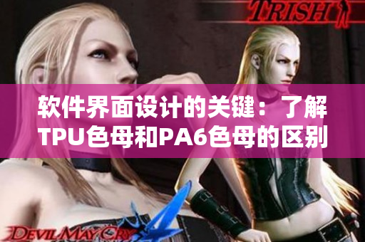 软件界面设计的关键：了解TPU色母和PA6色母的区别