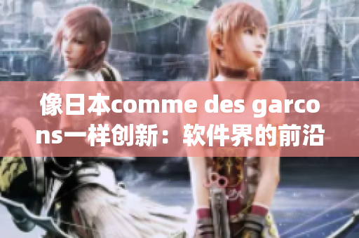 像日本comme des garcons一样创新：软件界的前沿品牌