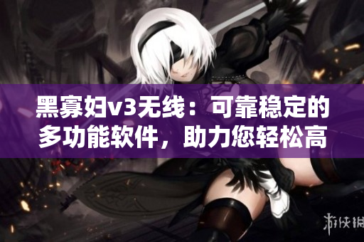 黑寡妇v3无线：可靠稳定的多功能软件，助力您轻松高效处理各种任务