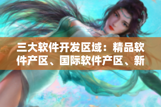三大软件开发区域：精品软件产区、国际软件产区、新兴软件产区