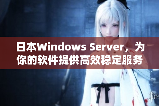 日本Windows Server，为你的软件提供高效稳定服务-35