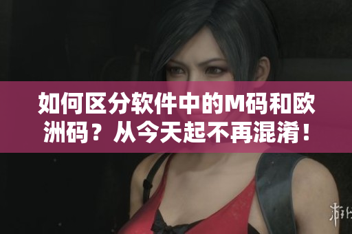 如何区分软件中的M码和欧洲码？从今天起不再混淆！