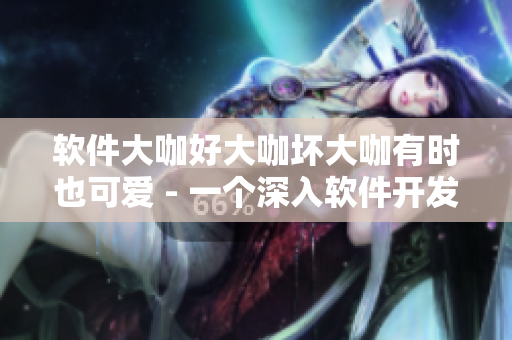 软件大咖好大咖坏大咖有时也可爱 - 一个深入软件开发领域的故事