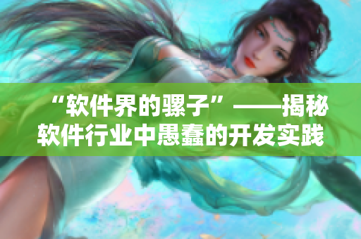 “软件界的骡子”——揭秘软件行业中愚蠢的开发实践