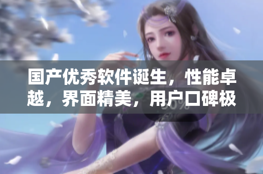 国产优秀软件诞生，性能卓越，界面精美，用户口碑极佳！