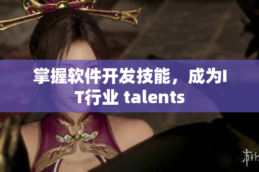 掌握软件开发技能，成为IT行业 talents