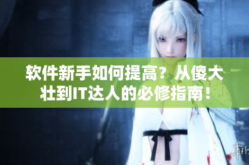 软件新手如何提高？从傻大壮到IT达人的必修指南！