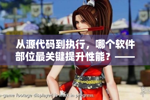 从源代码到执行，哪个软件部位最关键提升性能？——软件性能优化指南
