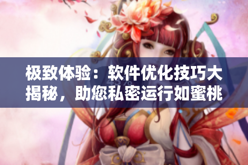 极致体验：软件优化技巧大揭秘，助您私密运行如蜜桃皇后般顺畅