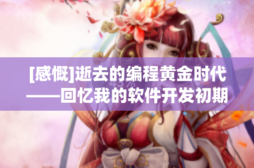 [感慨]逝去的编程黄金时代——回忆我的软件开发初期