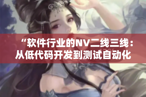 “软件行业的NV二线三线：从低代码开发到测试自动化”