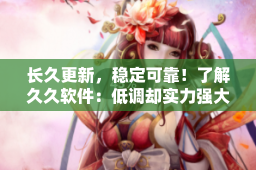 长久更新，稳定可靠！了解久久软件：低调却实力强大的三线品牌