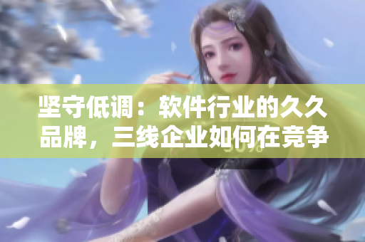 坚守低调：软件行业的久久品牌，三线企业如何在竞争激烈的市场立足？