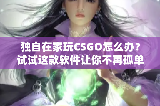 独自在家玩CSGO怎么办？试试这款软件让你不再孤单！