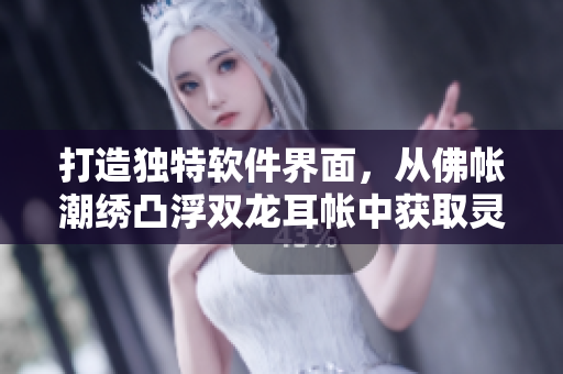 打造独特软件界面，从佛帐潮绣凸浮双龙耳帐中获取灵感