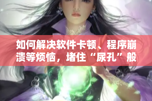 如何解决软件卡顿、程序崩溃等烦恼，堵住“尿孔”般的问题？