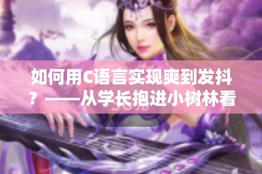 如何用C语言实现爽到发抖？——从学长抱进小树林看编程本质