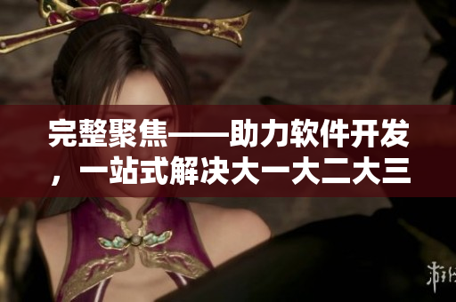 完整聚焦——助力软件开发，一站式解决大一大二大三难题