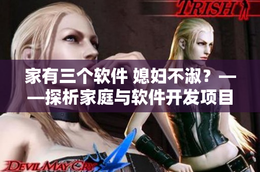 家有三个软件 媳妇不淑？——探析家庭与软件开发项目管理的共通之处