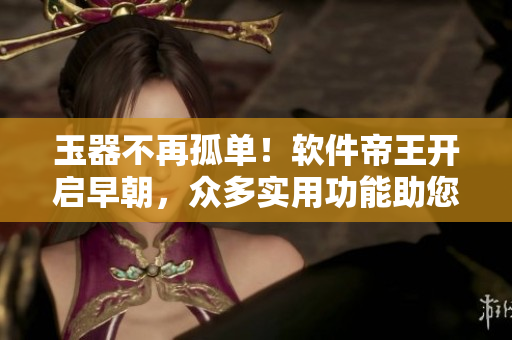 玉器不再孤单！软件帝王开启早朝，众多实用功能助您工作生活
