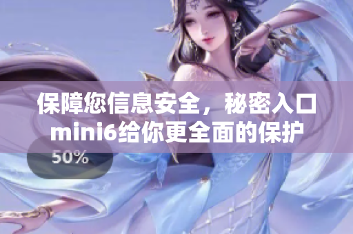 保障您信息安全，秘密入口mini6给你更全面的保护
