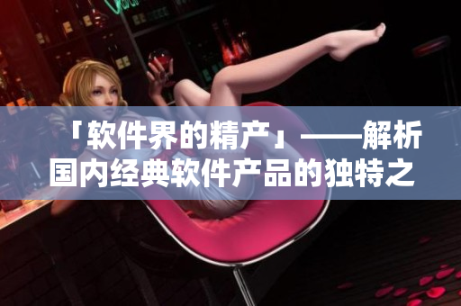 「软件界的精产」——解析国内经典软件产品的独特之处