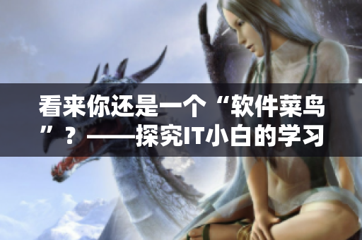 看来你还是一个“软件菜鸟”？——探究IT小白的学习之路
