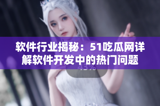 软件行业揭秘：51吃瓜网详解软件开发中的热门问题