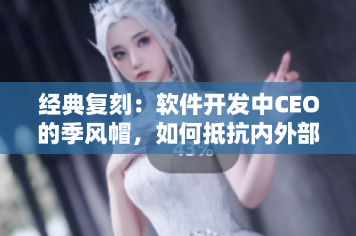 经典复刻：软件开发中CEO的季风帽，如何抵抗内外部风险