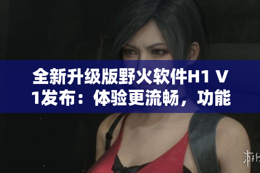 全新升级版野火软件H1 V1发布：体验更流畅，功能更强大!