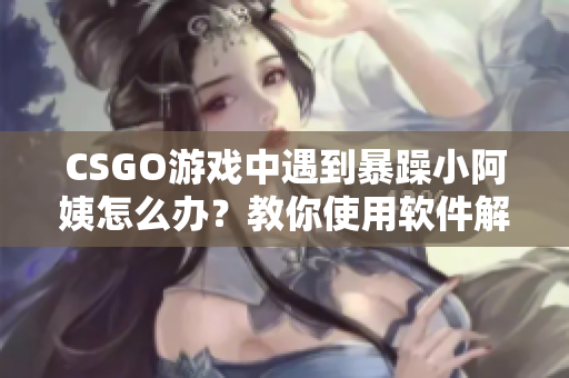 CSGO游戏中遇到暴躁小阿姨怎么办？教你使用软件解决怒骂问题！
