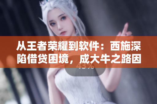 从王者荣耀到软件：西施深陷借贷困境，成大牛之路因欠款受阻！