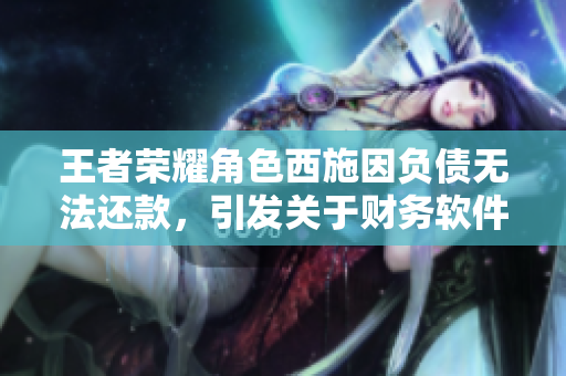 王者荣耀角色西施因负债无法还款，引发关于财务软件管理的思考
