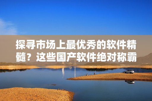 探寻市场上最优秀的软件精髓？这些国产软件绝对称霸品质之巅！