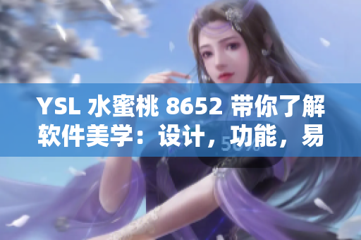 YSL 水蜜桃 8652 带你了解软件美学：设计，功能，易用性