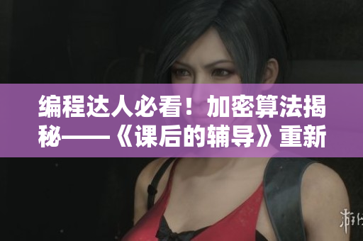 编程达人必看！加密算法揭秘——《课后的辅导》重新定义软件科技