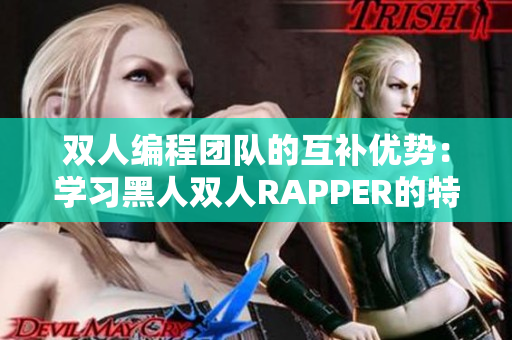 双人编程团队的互补优势：学习黑人双人RAPPER的特点