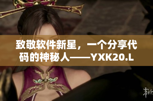 致敬软件新星，一个分享代码的神秘人——YXK20.LRQ