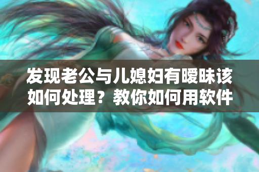 发现老公与儿媳妇有暧昧该如何处理？教你如何用软件解决不尴尬的状况！